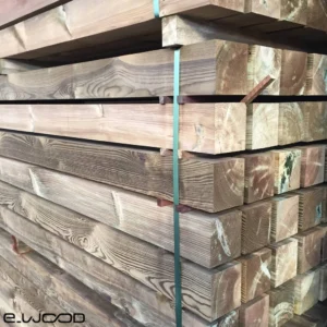 POTEAU BOIS PIN SYLVESTRE CLASSE 4 VERT - ANGLES ARRONDIS 115*115*3000 - Packaging img