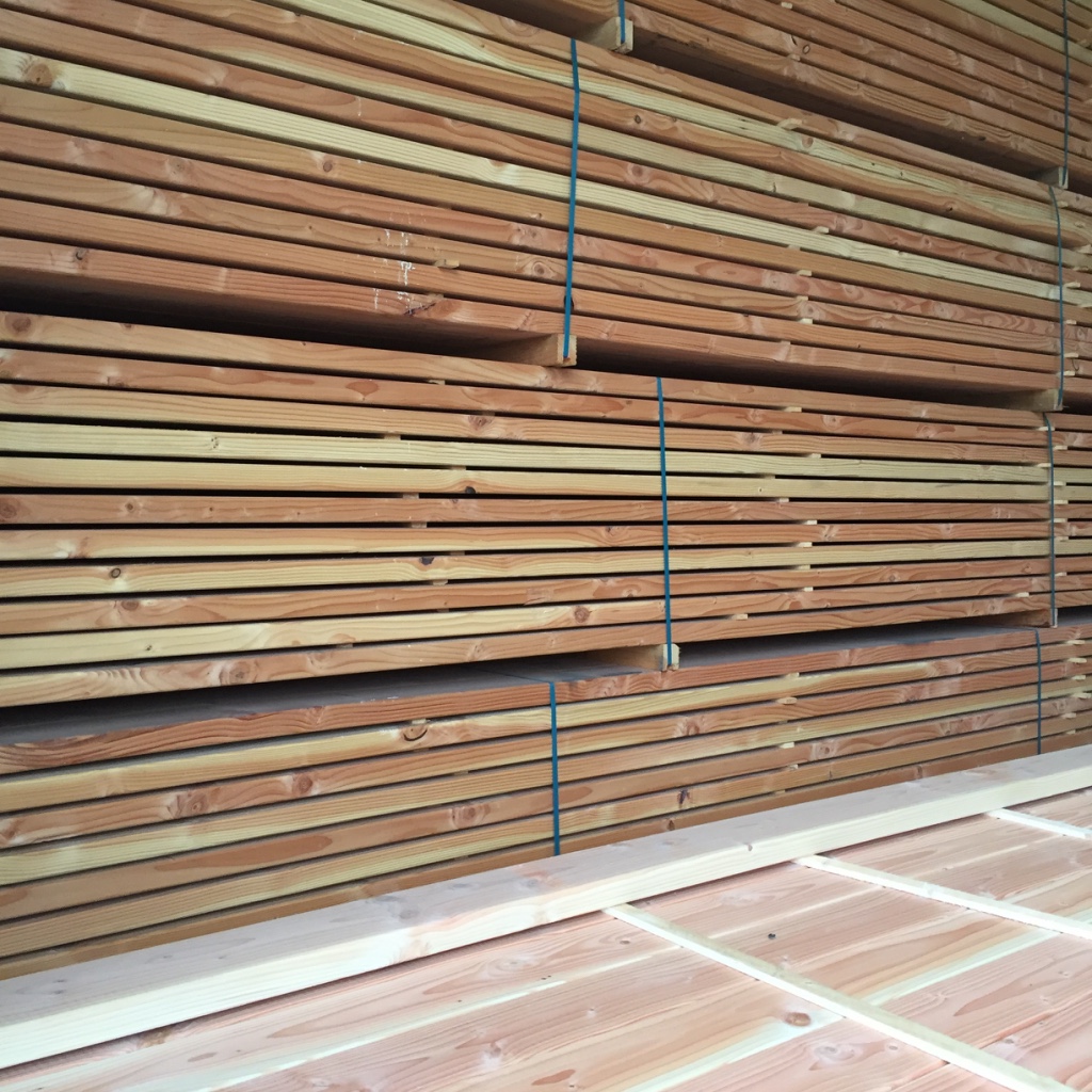 Ossature Bois Massif Raboté C24 Douglas Classe 3.1 Naturel - 45*220 - Ewood