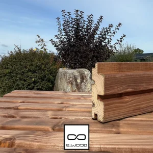 BARDAGE BOIS EPICÉA CLASSE 3.1 BRUN - AAGE 40*105*4500 - Zoom img