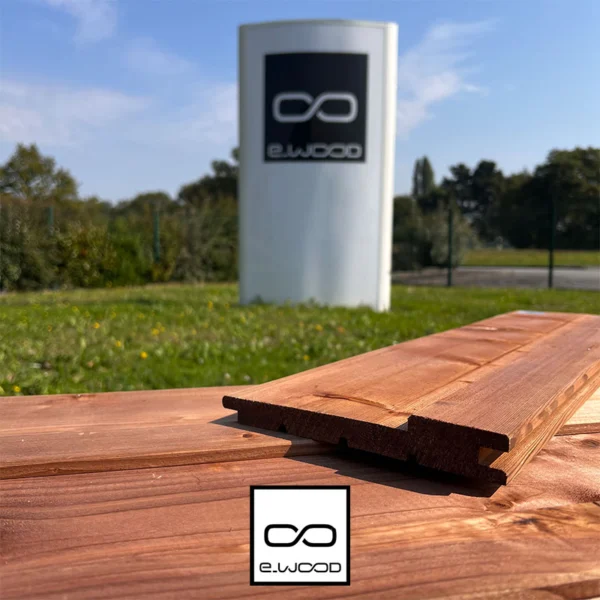 BARDAGE BOIS EPICÉA CLASSE 3.1 BRUN - BJORN 27*180*LONG.DISPONIBLE - Zoom img