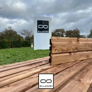 BARDAGE BOIS EPICÉA CLASSE 3.1 BRUN - ASLOG 27*125*LONG.DISPONIBLE - Zoom img