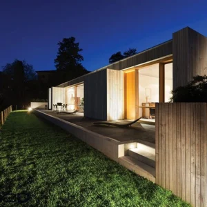 BARDAGE BOIS EPICÉA CLASSE 3.1 GRIS INTEMPOREL - SVEN2 27*68*LONG.DISPONIBLE - Ambiance1 img