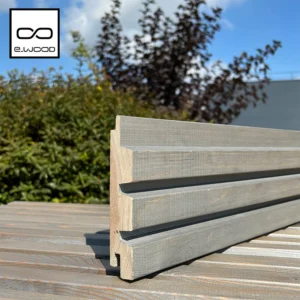 BARDAGE BOIS PIN SYLVESTRE CLASSE 3.2 GRIS PRÉ VIEILLI - AAGE 34*125*LONG.DISPONIBLE - Zoom img