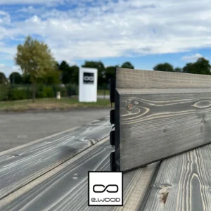 BARDAGE BOIS EPICÉA CLASSE 3.1 GRIS PATINE - LARS 20*132*LONG.DISPONIBLE - Zoom img