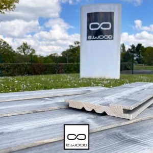 BARDAGE BOIS EPICÉA CLASSE 3.1 GRIS PATINE - BJORN 27*172*LONG.DISPONIBLE - Zoom2 img