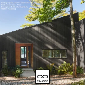 BARDAGE BOIS EPICÉA CLASSE 3.1 GRIS INTEMPOREL - KARL 21*140*LONG.DISPONIBLE - Ambiance3 img