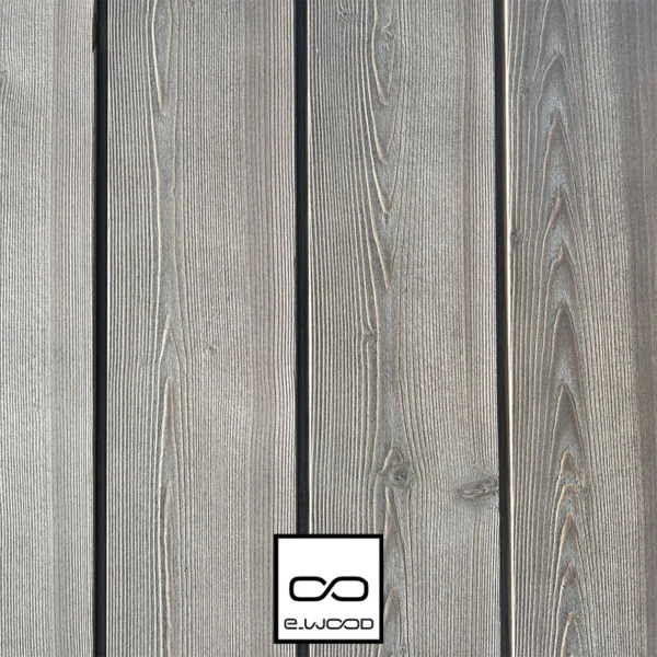 BARDAGE BOIS EPICÉA CLASSE 3.1 SATURÉ GRIS SILVER - IVAR 20*125*4460 - Packshot2 img