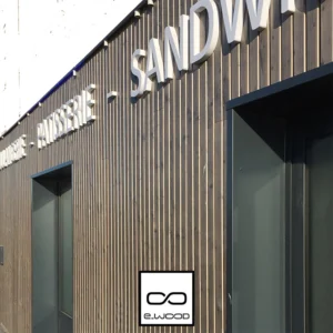 BARDAGE BOIS EPICÉA CLASSE 3.1 SATURÉ GRIS SILVER - ASLOG 27*125*4460 - Ambiance1 img