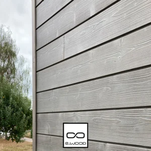 BARDAGE BOIS EPICÉA CHOIX B CLASSE 3.1 SATURÉ GRIS SILVER - IVAR 20*125*LONG.DISPONIBLE - Ambiance2 img