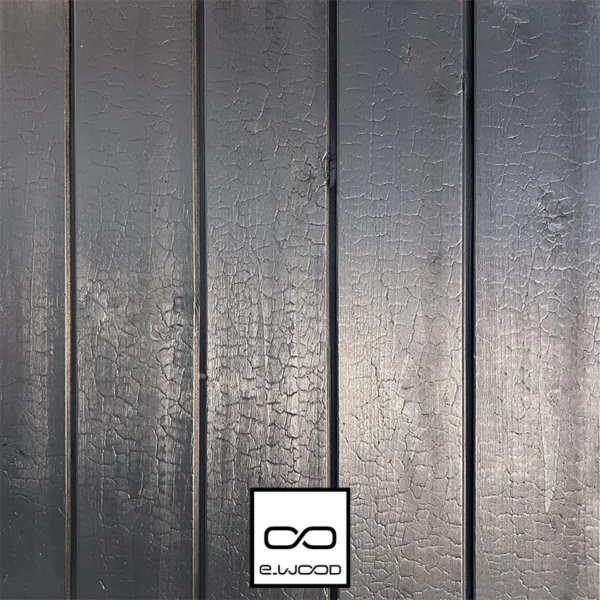 BARDAGE BOIS EPICÉA ASPECT BRÛLÉ CLASSE 3.1 SATURÉ NOIR CHARBON - IVAR 20*125*LONG.DISPONIBLE - Packshot1 img