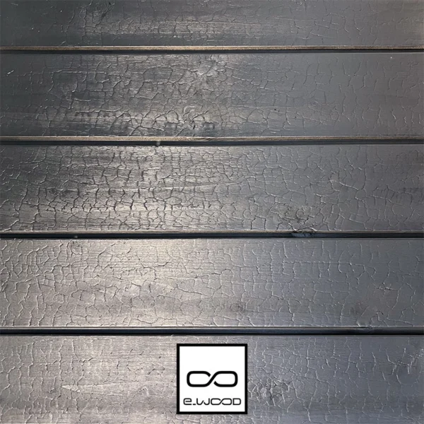 BARDAGE BOIS EPICÉA ASPECT BRÛLÉ CLASSE 3.1 SATURÉ NOIR CHARBON - IVAR 20*125*LONG.DISPONIBLE - Packshot2 img