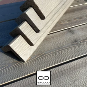 BARDAGE BOIS EPICÉA CLASSE 3.1 SATURÉ GRIS SILVER - KARL1 40*40*LONG.DISPONIBLE - Packshot2 img