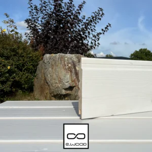 BARDAGE BOIS EPICÉA CLASSE 3.1 PEINT BLANC - IVAR 20*125*LONG.DISPONIBLE - Zoom img