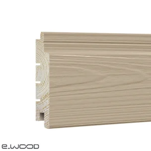BARDAGE BOIS EPICÉA CLASSE 3.1 PEINT GRIS BEIGE - IVAR 20*125*LONG.DISPONIBLE - Zoom img