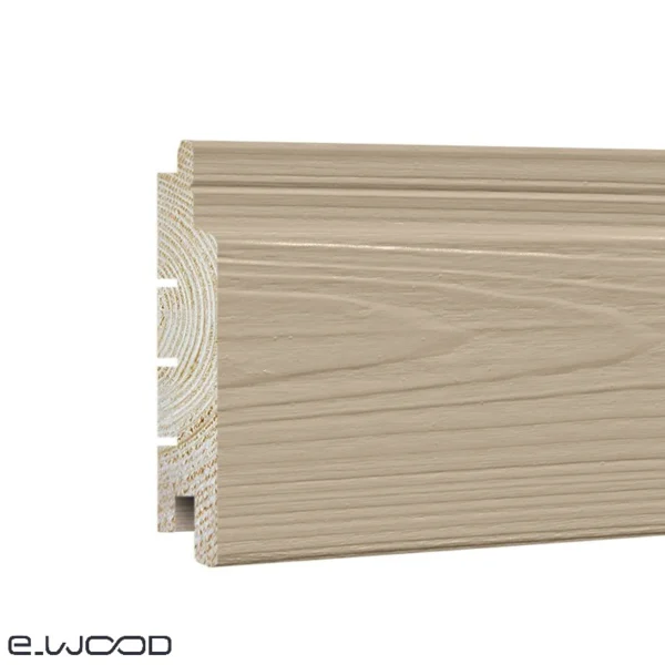 BARDAGE BOIS EPICÉA CLASSE 3.1 PEINT GRIS BEIGE - IVAR 20*125*LONG.DISPONIBLE - Zoom img