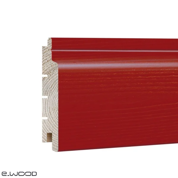 BARDAGE BOIS EPICÉA CLASSE 3.1 PEINT ROUGE CARMIN - IVAR 20*125*LONG.DISPONIBLE - Zoom img