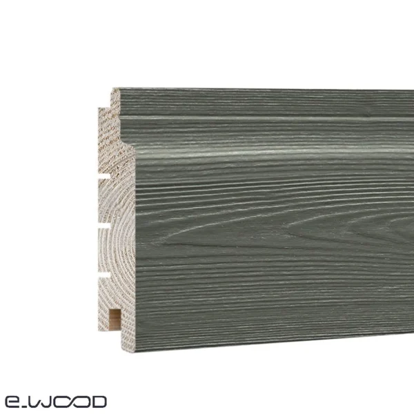 BARDAGE BOIS EPICÉA CLASSE 3.1 PEINT GRIS SOURIS - IVAR 20*125*LONG.DISPONIBLE - Zoom img