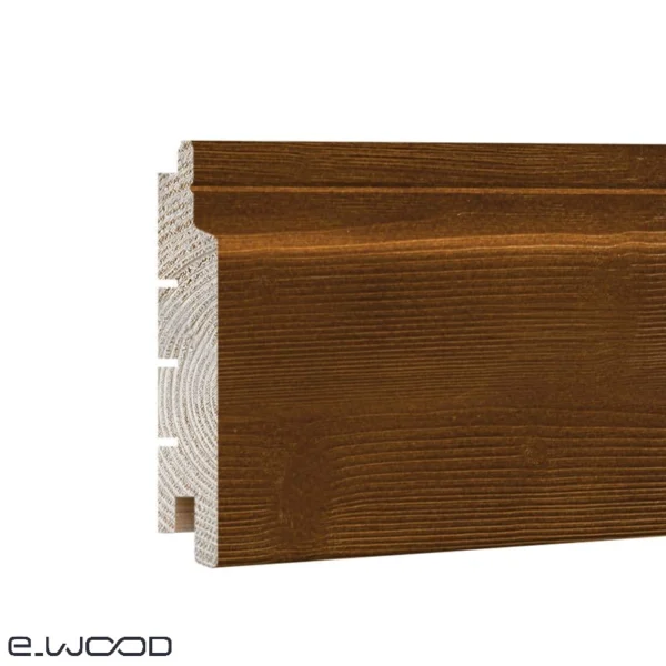 BARDAGE BOIS EPICÉA CLASSE 3.1 PEINT TON BOIS FAUVE - IVAR 20*125*LONG.DISPONIBLE - Zoom img
