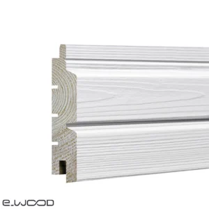 BARDAGE BOIS EPICÉA CLASSE 3.1 PEINT BLANC - ASLOG 26*122*LONG.DISPONIBLE - Zoom img