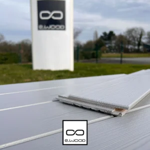 BARDAGE BOIS EPICÉA CHOIX B CLASSE 3.1 PEINT GRIS MINERAL - IVAR 20*125*LONG.DISPONIBLE - Zoom2 img