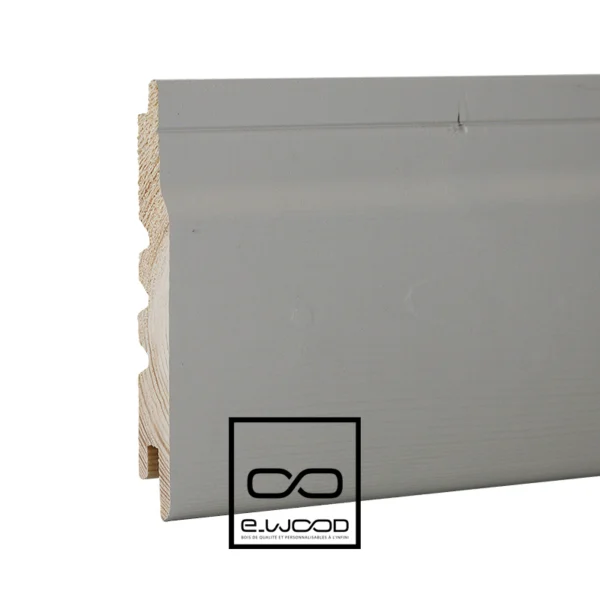 BARDAGE BOIS EPICÉA CHOIX B CLASSE 3.1 PEINT GRIS LUMIÈRE - RAGNAR 20*123*LONG.DISPONIBLE - Zoom img