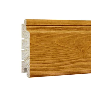 BARDAGE BOIS EPICÉA CLASSE 3.1 SATURÉ TON BOIS AMBRÉ (MIEL HONEY) - IVAR 20*125*4460 - Zoom img