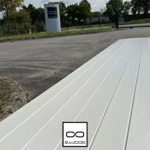 BARDAGE BOIS EPICÉA CLASSE 3.1 PEINT BLANC ICEBERG - IVAR 20*125*4460 - Packaging img