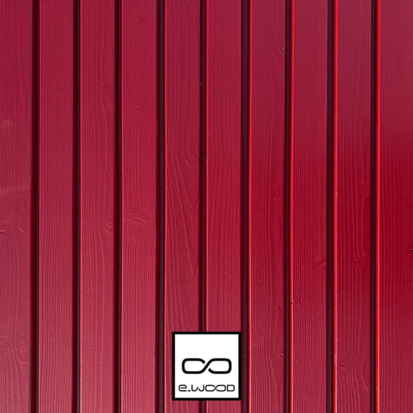 BARDAGE BOIS EPICÉA CLASSE 3.1 PEINT ROUGE BASQUE - ASLOG 27*125*4460 - Packshot3 img
