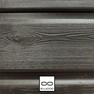 BARDAGE BOIS EPICÉA CLASSE 3.1 PEINT NOIR INTENSE BLACK - RAGNAR 20*123*LONG.DISPONIBLE - Zoom2 img