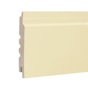 BARDAGE BOIS EPICÉA CHOIX B CLASSE 3.1 PEINT IVOIRE (SIROCCO) - IVAR 20*125*LONG.DISPONIBLE - Zoom img