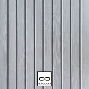 BARDAGE BOIS EPICÉA CLASSE 3.1 PEINT GRIS MINERAL - ASLOG 27*125*4460 - Packshot2 img