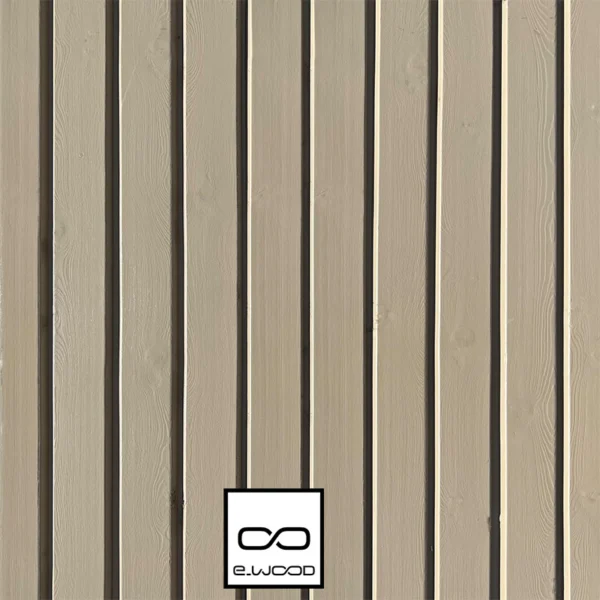 BARDAGE BOIS EPICÉA CLASSE 3.1 PEINT BEIGE CANOPEE - ASLOG 27*125*4460 - Packshot2 img