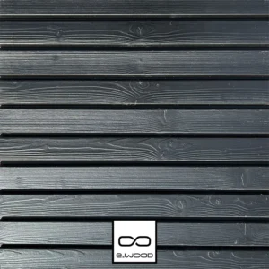 BARDAGE BOIS EPICÉA CHOIX B CLASSE 3.1 PEINT NOIR INTENSE BLACK - ASLOG 27*125*LONG.DISPONIBLE - Packshot2 img