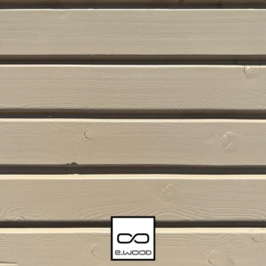 BARDAGE BOIS EPICÉA CHOIX B CLASSE 3.1 PEINT BEIGE CANOPEE - ASLOG 27*125*LONG.DISPONIBLE - Zoom img