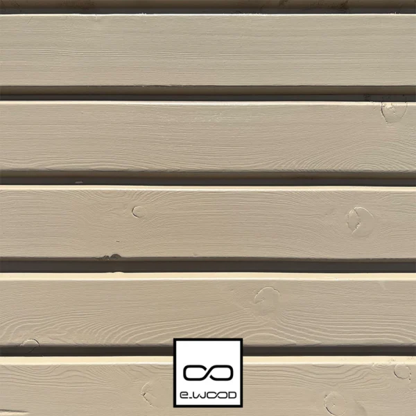 BARDAGE BOIS EPICÉA CHOIX B CLASSE 3.1 PEINT BEIGE CANOPEE - ASLOG 27*125*LONG.DISPONIBLE - Zoom img