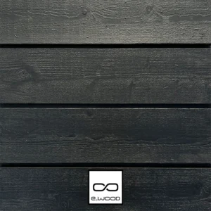 BARDAGE BOIS EPICÉA CLASSE 3.1 PEINT NOIR INTENSE BLACK - ROUGH 18*150*LONG.DISPONIBLE - Packshot2 img