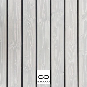 BARDAGE EPICÉA SATURÉ GRIS CENDRE - KARL 21*90