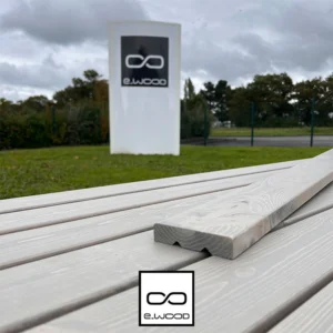 BARDAGE BOIS EPICÉA CLASSE 3.1 SATURÉ GRIS CENDRE - KARL 21*90*LONG.DISPONIBLE - Zoom2 img