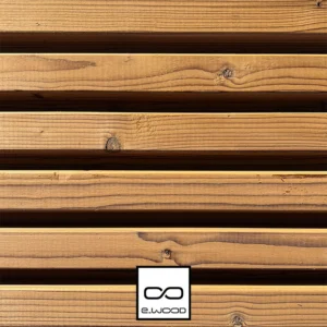 BARDAGE BOIS EPICÉA THERMO CLASSE 3.2 SATURÉ TON BOIS CLAIR (MÉLÈZE) - AAGE 34*125*LONG.DISPONIBLE - Zoom2 img