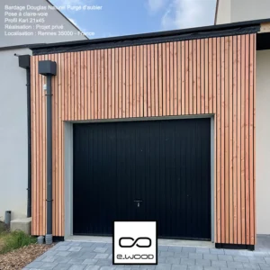 BARDAGE BOIS DOUGLAS PURGÉ D'AUBIER NATUREL - KARL 21*45*LONG.DISPONIBLE - Ambiance1 img