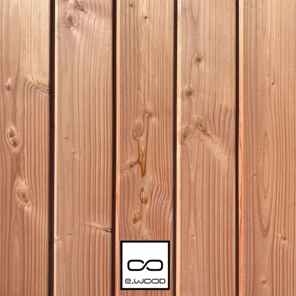 BARDAGE BOIS DOUGLAS PURGÉ D'AUBIER 95% - NON TRAITÉ NATUREL - IVAR 20*125*LONG.DISPONIBLE - Packshot2 img