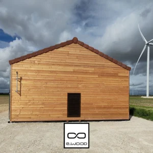 BARDAGE BOIS DOUGLAS CLASSE 3.1 ROSE DOUGLAS - LARS 21*132*LONG.DISPONIBLE - Ambiance2 img