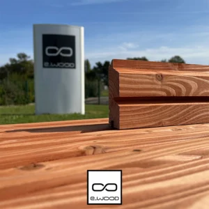 BARDAGE BOIS DOUGLAS CLASSE 3.2 ROSE DOUGLAS - ASLETTIN 40*105*LONG.DISPONIBLE - Zoom img