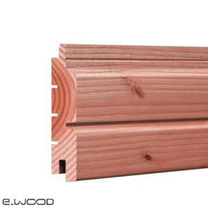BARDAGE BOIS DOUGLAS CLASSE 3.2 ROSE DOUGLAS - ASLOG 27*125*LONG.DISPONIBLE - Zoom img