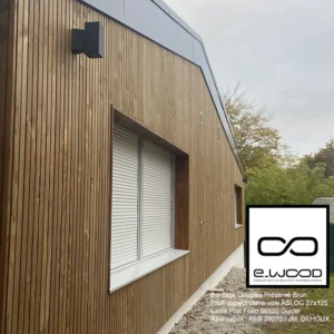 BARDAGE BOIS DOUGLAS CLASSE 3.2 BRUN - ASLOG 27*125*LONG.DISPONIBLE - Ambiance2 img