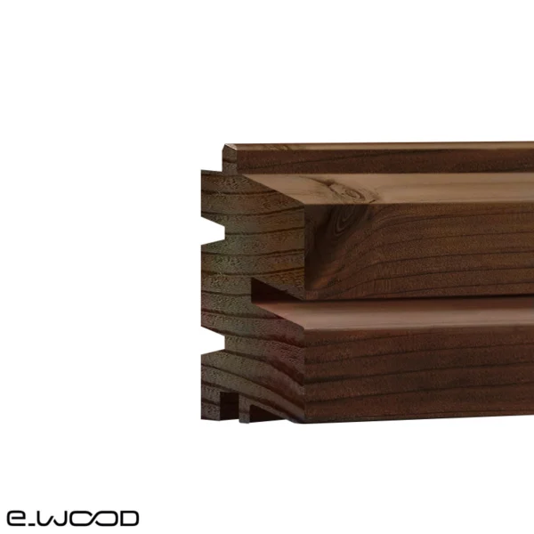 BARDAGE BOIS DOUGLAS CLASSE 3.2 BRUN - THORGUNN 40*105*LONG.DISPONIBLE - Zoom img