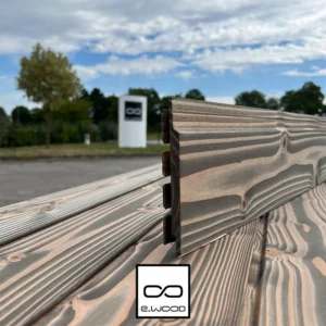 BARDAGE BOIS DOUGLAS CLASSE 3.1 GRIS PATINE - IVAR 20*125*LONG.DISPONIBLE - Zoom img