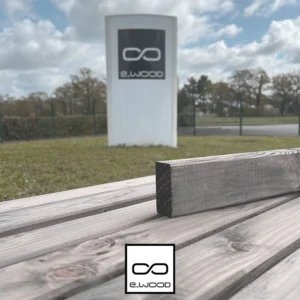 BARDAGE BOIS DOUGLAS CLASSE 3.2 GRIS PRÉ VIEILLI - KARL2 40*70*LONG.DISPONIBLE - Zoom img