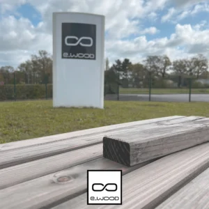 BARDAGE BOIS DOUGLAS CLASSE 3.2 GRIS PRÉ VIEILLI - KARL2 40*70*LONG.DISPONIBLE - Zoom2 img