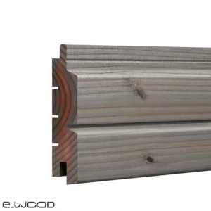 BARDAGE BOIS DOUGLAS CLASSE 3.2 GRIS PRÉ VIEILLI - ASLOG 27*125*LONG.DISPONIBLE - Zoom img